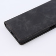 Θήκη για Xiaomi Redmi Note 12 5G / Poco X5 5G, ERBORD Vintage, πορτοφόλι με πτερύγιο, μαύρη