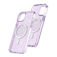 Θήκη για iPhone 14, Dropproof MagSafe Glitter, μωβ