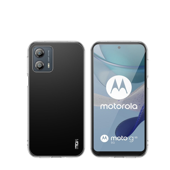 Θήκη MOFI για Motorola Moto G53 5G, λεπτή, διαφανής