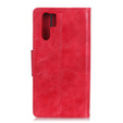 Θήκη με πτερύγιο για Huawei P30 Pro, Split Leather Wallet, κόκκινη