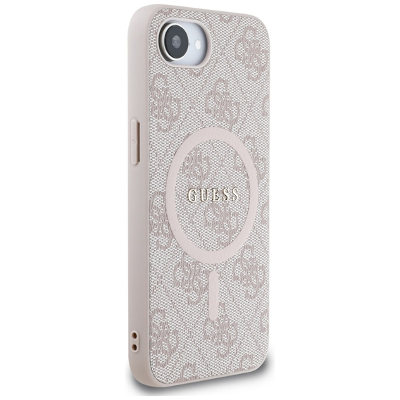 Θήκη Guess HC MagSafe PU 4G Ring Classic Logo για iPhone 16e