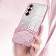 Θήκη Glitter Case CamShield για Samsung Galaxy A57 5G, ροζ