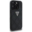 Θήκη Guess Grained Hot Stamp 4G Triangle Metal για iPhone 16 Pro Max