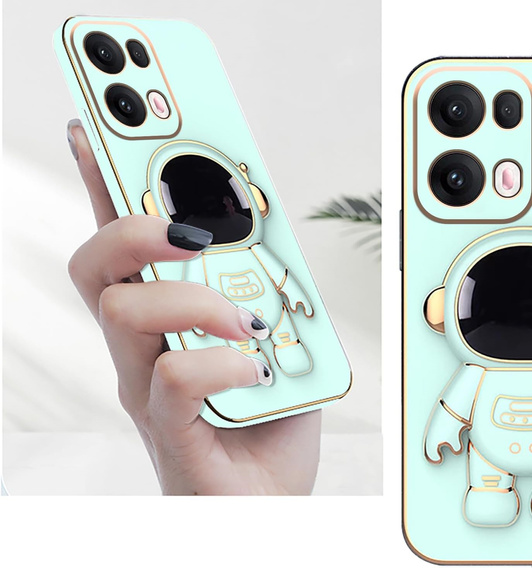 Θήκη για Oppo Reno 13 Pro, Astronaut, πράσινη