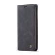 θήκη CASEME για Samsung Galaxy S21 FE, Leather Wallet Case, μαύρη