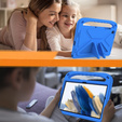 Παιδική θήκη για Samsung Galaxy Tab A9+, παιδική θήκη με λαβή, μπλε
