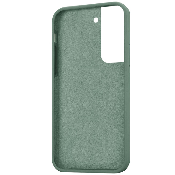 Θήκη για Samsung Galaxy S22 5G, Silicone Lite, σκούρα πράσινη