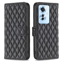 Θήκη με πτερύγιο για Oppo Reno 11F 5G, Wallet, BINFEN COLOR, μαύρη
