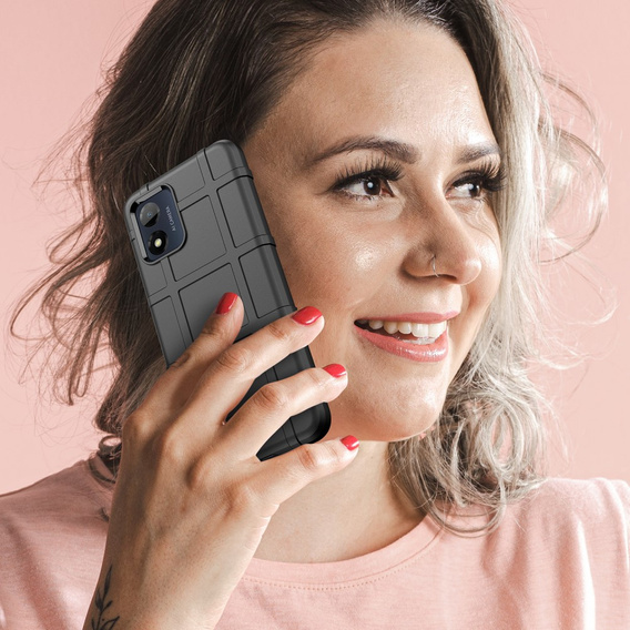 Θήκη για Motorola Moto E13, Rugged Shield, μαύρη