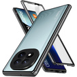 θήκη για το Xiaomi Redmi Note 14 Pro+, Magnetic Dual Glass, μαύρη