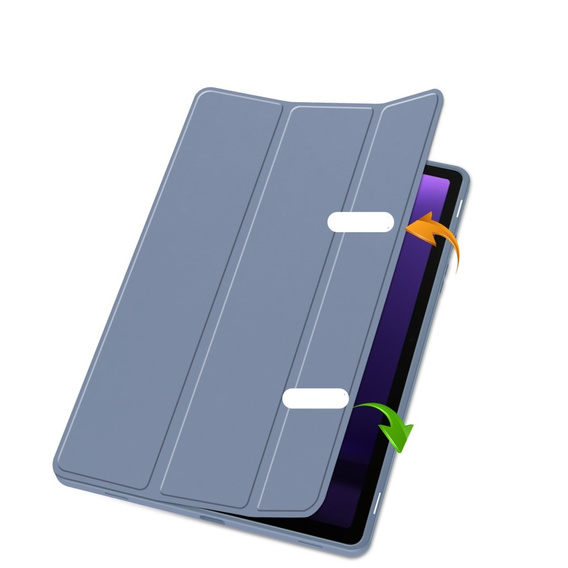 Θήκη για Samsung Galaxy Tab S10 Lite / S10 FE / S9 FE, Smartcase με χώρο για γραφίδα, μωβ