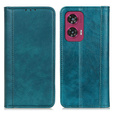 θήκη με πτερύγιο για Motorola Edge 50 Fusion 5G, Split Leather, πράσινη