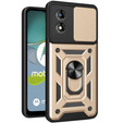 Θήκη για Motorola Moto E13, CamShield Slide, χρυσός