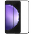 Μετριασμένο γυαλί 3D για Samsung Galaxy S24 FE, μαύρο πλαίσιο