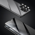 Θήκη για Samsung Galaxy S24 Ultra, Privacy Dual Glass, μαύρη