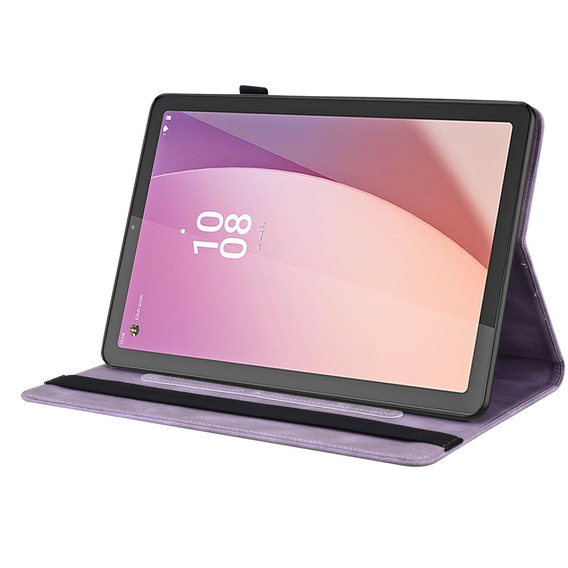 θήκη για το Lenovo Tab M9, Butterfly, μωβ