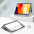 Θήκη για Xiaomi Redmi Pad SE 11", Smartcase Hybrid, με χώρο για γραφίδα, λευκή