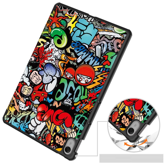 Θήκη για Huawei MatePad 11.5 2024, Smartcase, graffiti