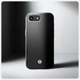  θήκη Spigen για iPhone 16E, Enzo Aramid MagSafe, carbon black + γυαλί 9H tempered glass