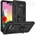 θωρακισμένη θήκη για LG K50S, Nox Case Ring, μαύρη