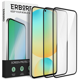 2x Κεραμικό υβριδικό γυαλί ERBORD για Samsung Galaxy S24 FE