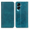 Θήκη για Honor 90 Lite 5G, Wallet Litchi Leather, πράσινη