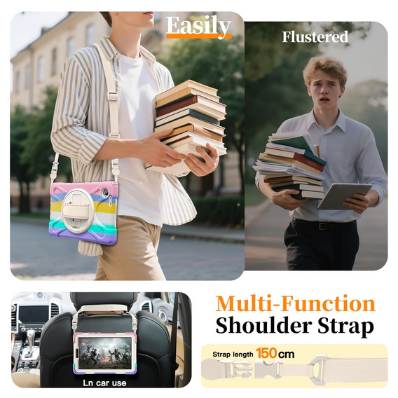 Θήκη με βάση και ιμάντα ώμου για Lenovo Tab One