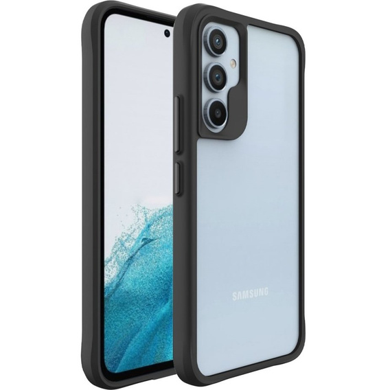 Θήκη για Samsung Galaxy A54 5G, Fusion Hybrid, διαφανής / μαύρη