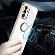 Θήκη για Samsung Galaxy M23 5G / M13, Electro Ring, λευκή
