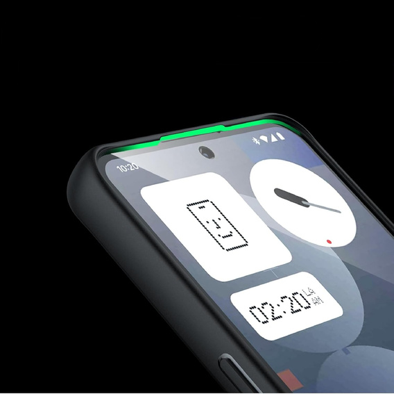 Θήκη για Nothing Phone 3A Pro, για MagSafe, ERBORD Μatt Case, μαύρη