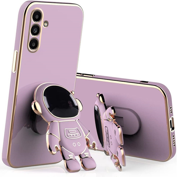 Θήκη για Samsung Galaxy A56 5G, Astronaut, μωβ