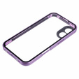 θήκη για το iPhone 16, Magnetic Dual Glass, μωβ