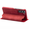 Θήκη με πτερύγιο για Samsung Galaxy S22+ Plus 5G, LC.IMEEKE, κόκκινη