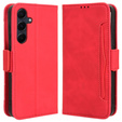 Θήκη με πτερύγιο για Samsung Galaxy A35 5G, Card Slot, κόκκινη