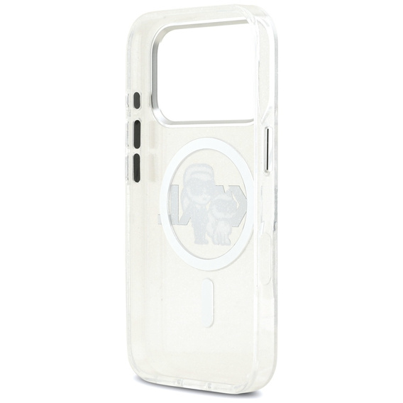 Θήκη Karl Lagerfeld IML Glitter Karl and Choupette MagSafe για iPhone 17 Pro