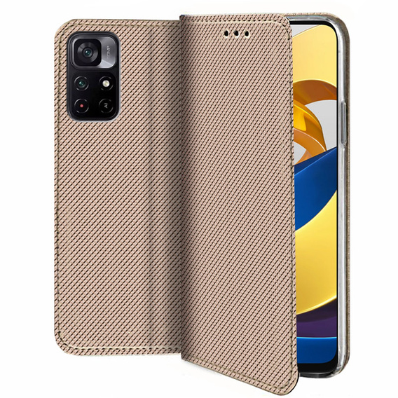 Θήκη με πτερύγιο για Xiaomi Poco M4 Pro 5G / Redmi Note 11S 5G, Wallet Smart Magnet, μπλε