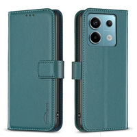 θήκη με πτερύγιο για Xiaomi Redmi Note 13 Pro 5G, BINFEN Wallet, πράσινη