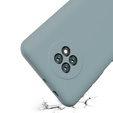 Θήκη για Xiaomi Redmi Note 9T 5G, Silicone Lite, λεβάντα γκρι