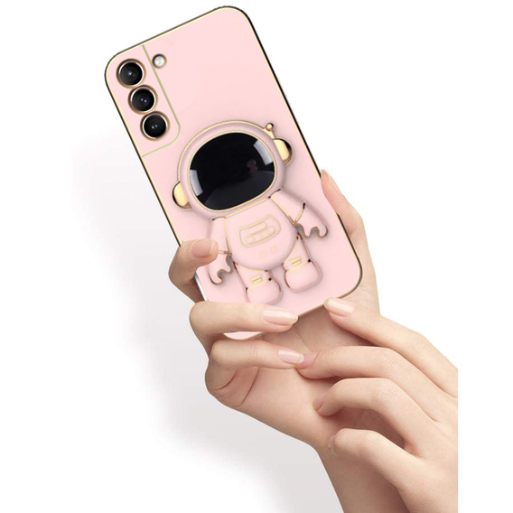 Θήκη για Samsung Galaxy S22, Astronaut, ροζ rose gold