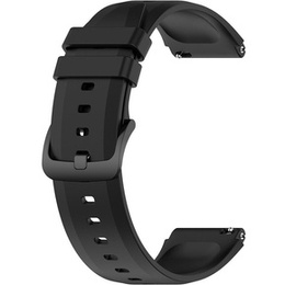 Pasek silikonowy 22mm uniwersalny - Czarny