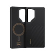 θήκη BENKS Kevlar για Samsung Galaxy S25 Ultra, για MagSafe, Carbon Fiber, μαύρη