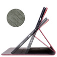 Θήκη για Samsung Galaxy Tab S9, Wallet Pen Slot, κόκκινη