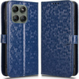 θήκη πτερύγιο για Motorola Edge 60 Pro, Wallet Rhombus, μπλε