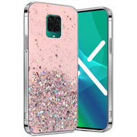 Θήκη για Xiaomi Redmi Note 9S / 9 Pro, Glittery, ροζ