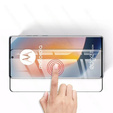 Μετριασμένο γυαλί 3D για Motorola Edge 50 Fusion 5G, μαύρο πλαίσιο