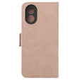Θήκη με πτερύγιο για Oppo A38 4G / Oppo A18 4G, Card Slot, ροζ