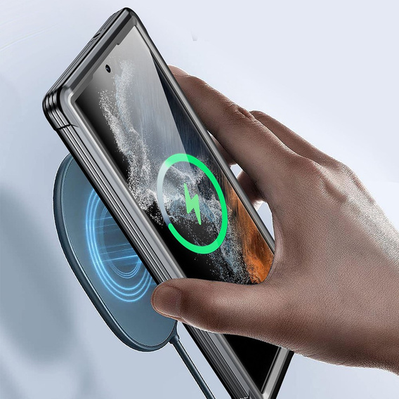 Θήκη για Samsung Galaxy S24, Shockproof, με μεμβράνη, μαύρη