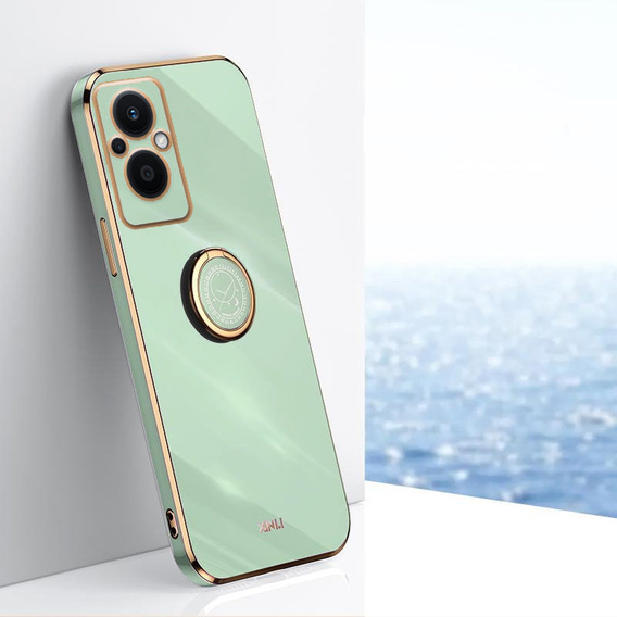 Θήκη για Oppo Reno7 Lite, Electro Ring, μέντας