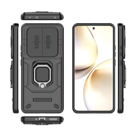 Θήκη για Realme 14 Pro 5G, CamShield Slide, μαύρη