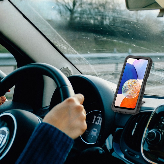 Αδιάβροχη θήκη IP68 για το Samsung Galaxy A14 5G, μαύρη